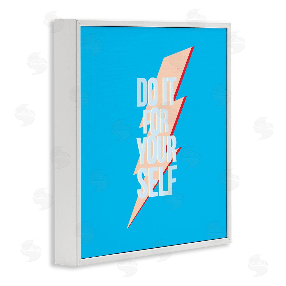 Ashley Singleton Do It For Yourself Self Care White Framed Glicee Wall Art Print