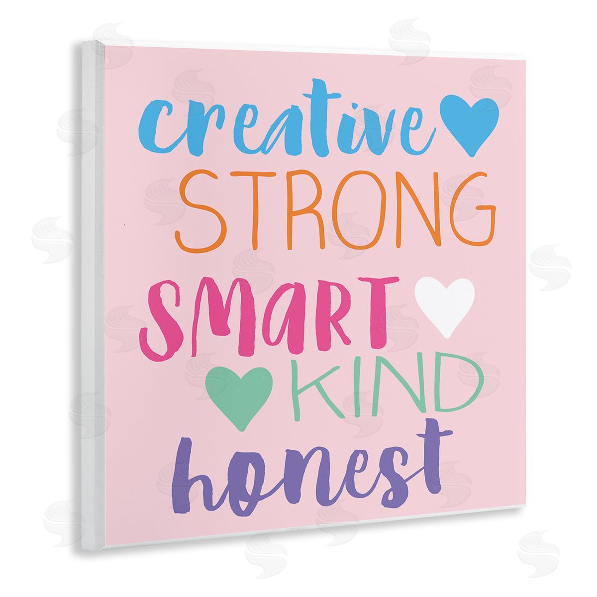 Lula Bijoux & co. Creative Strong Smart Confidence Wooden Wall Plaque Art Print