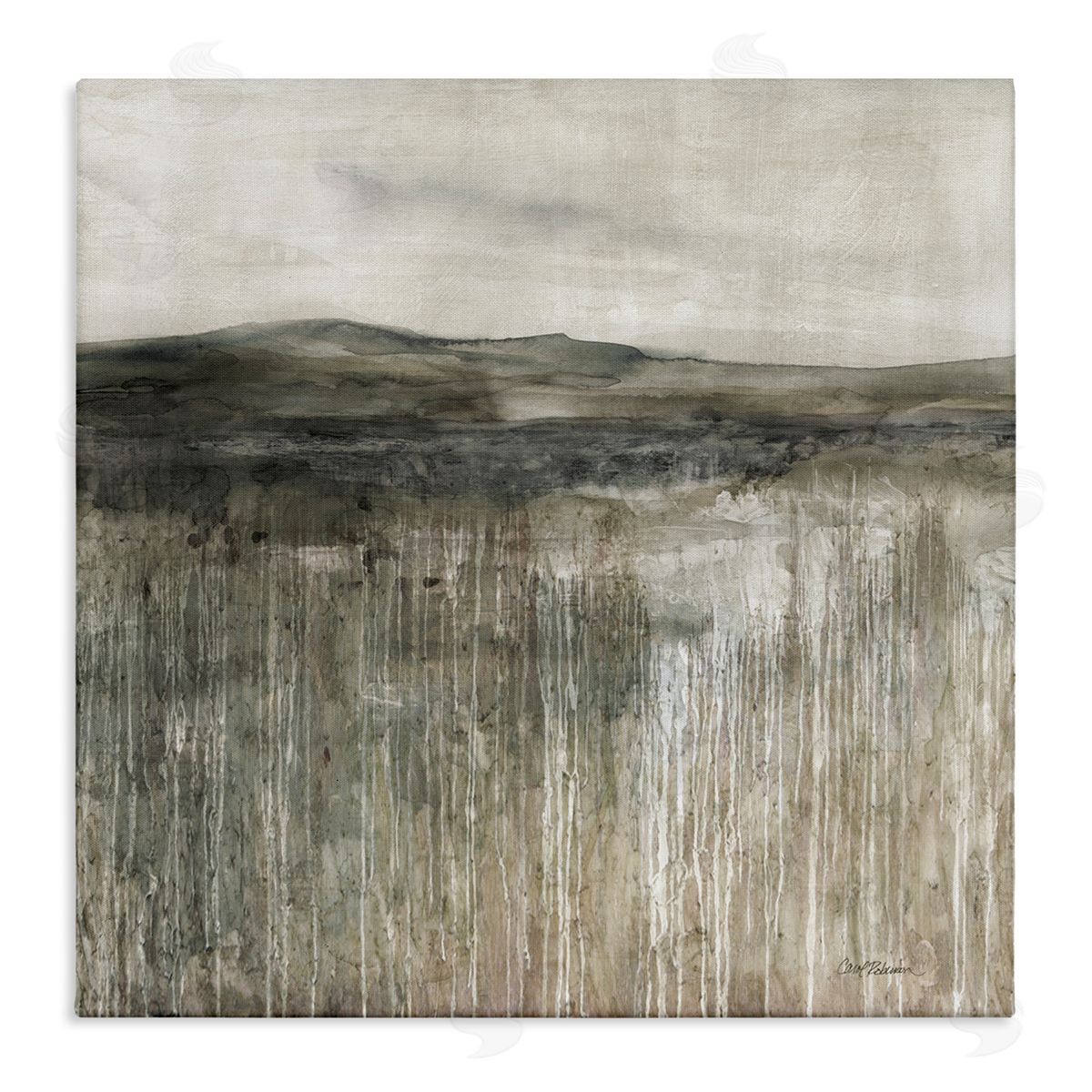 Carol Robinson Brown Mountain Landscape Stretched Canvas Wall Art Print