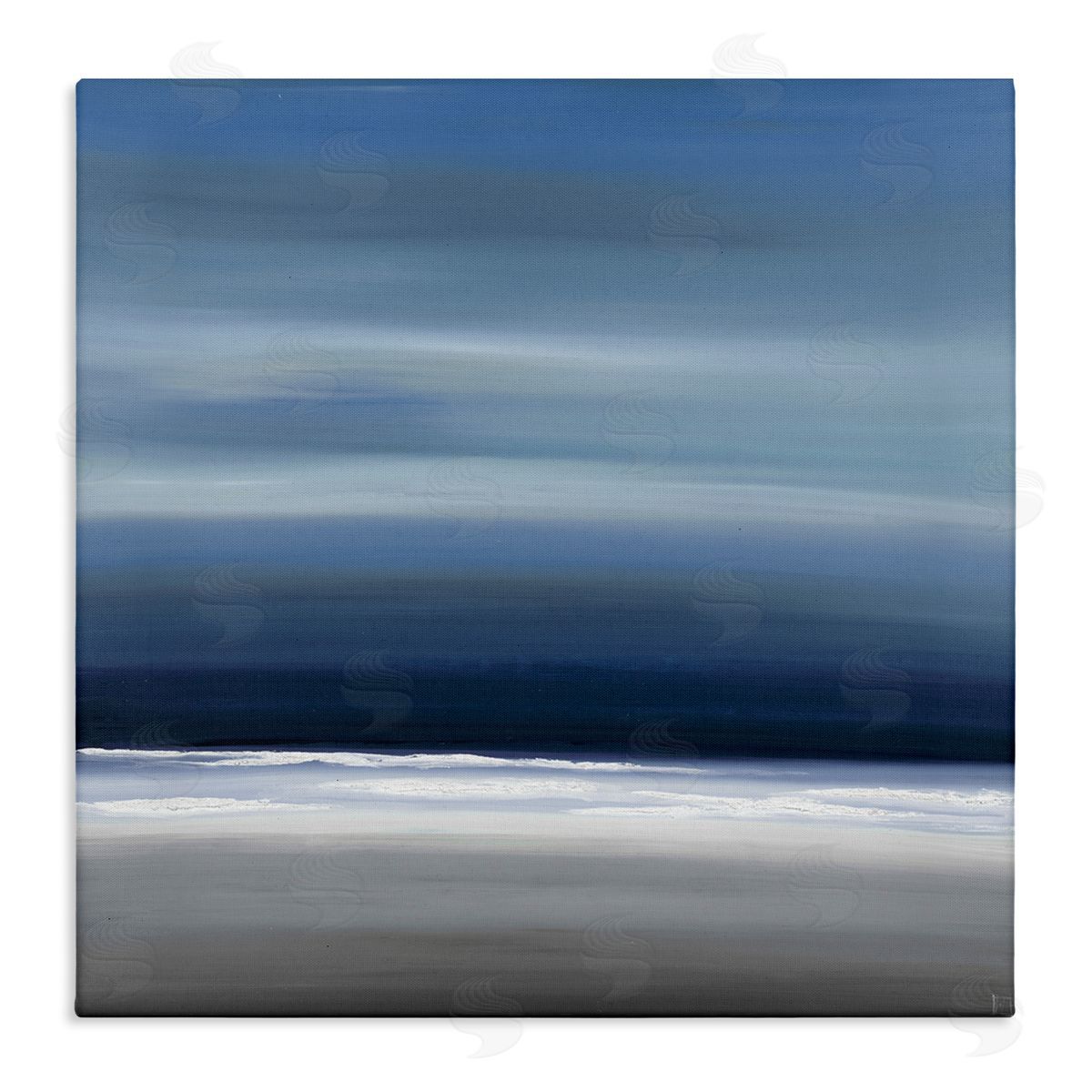 Kelsey Hochstatter Abstract Beach Gradient Stretched Canvas Wall Art Print