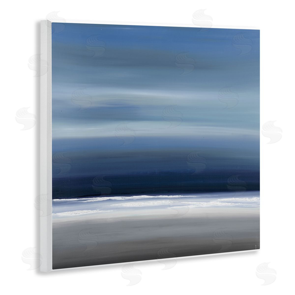 Kelsey Hochstatter Abstract Beach Gradient Wooden Wall Plaque Art Print