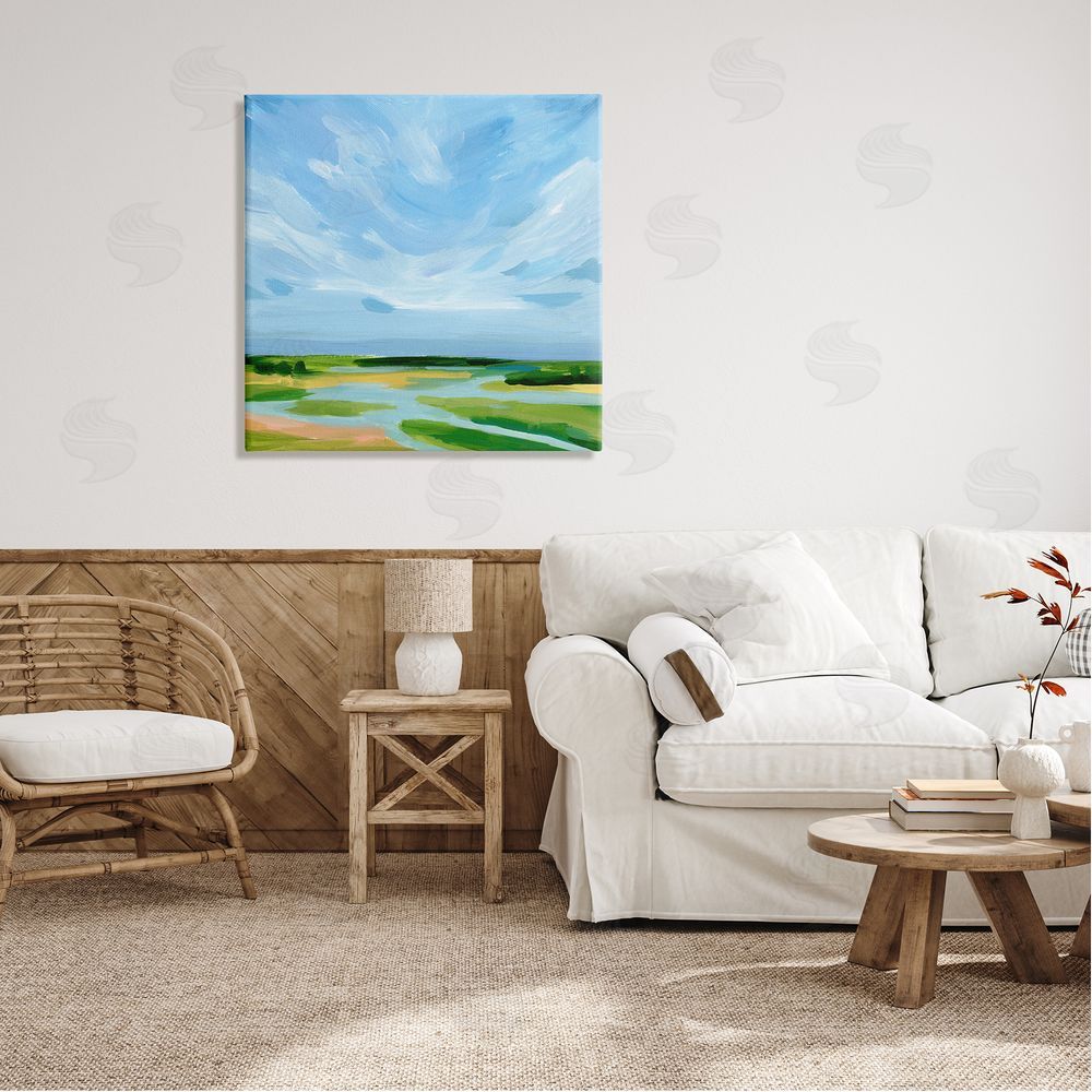 Victoria Barnes Rural Nature Landscape Canvas Wall Art in Room
