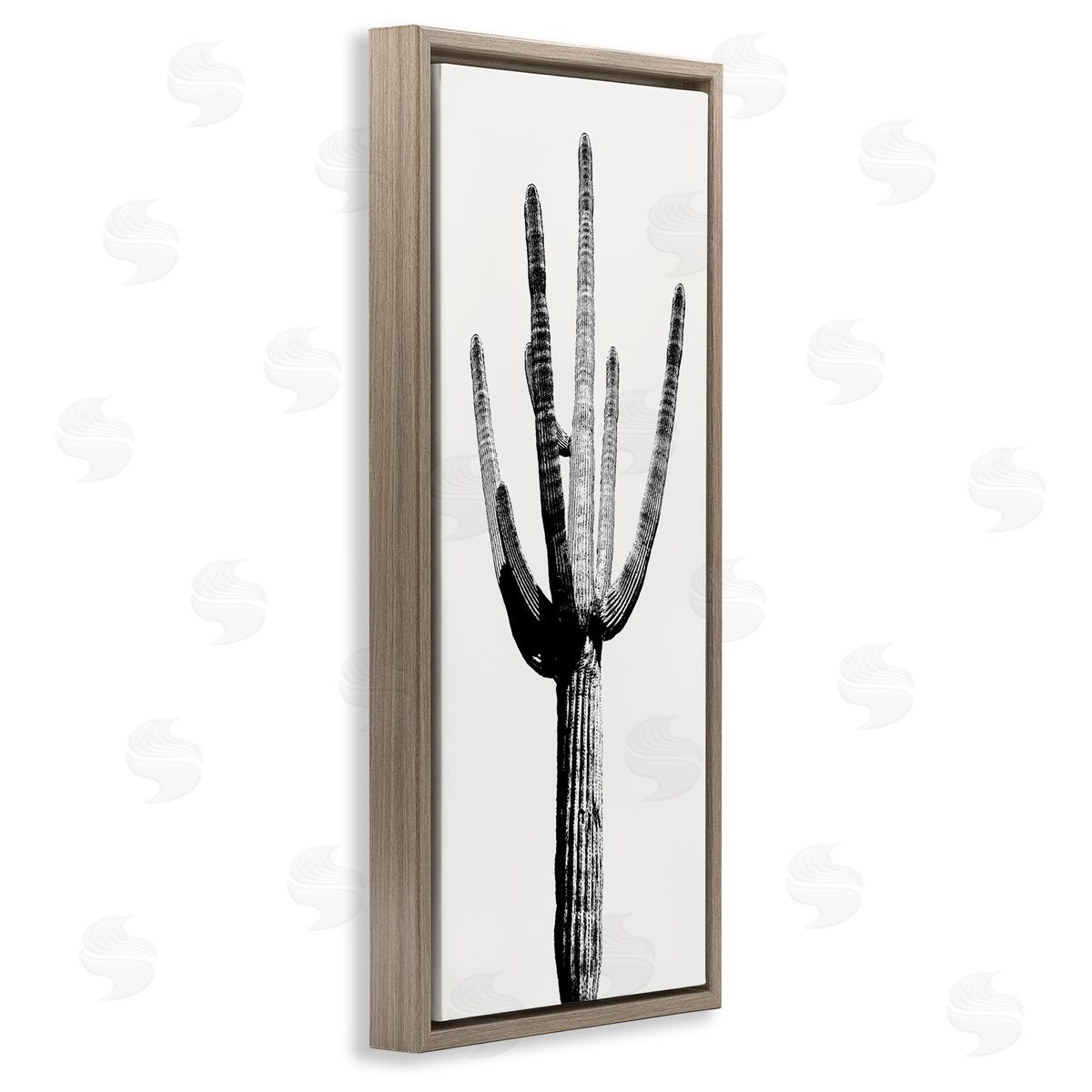 Mia Jensen Modern Grey Cactus