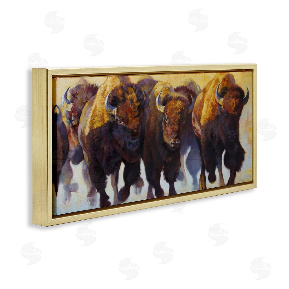 Julie T. Chapman Herd of Bison Painting