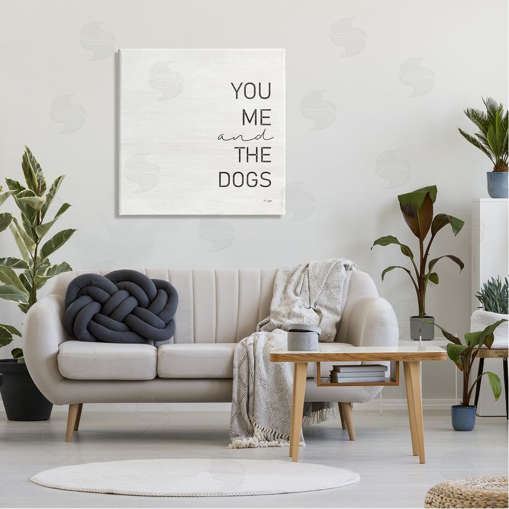 Jaxn Blvd. Family Pet Loving Phrase Canvas Wall Art in Room