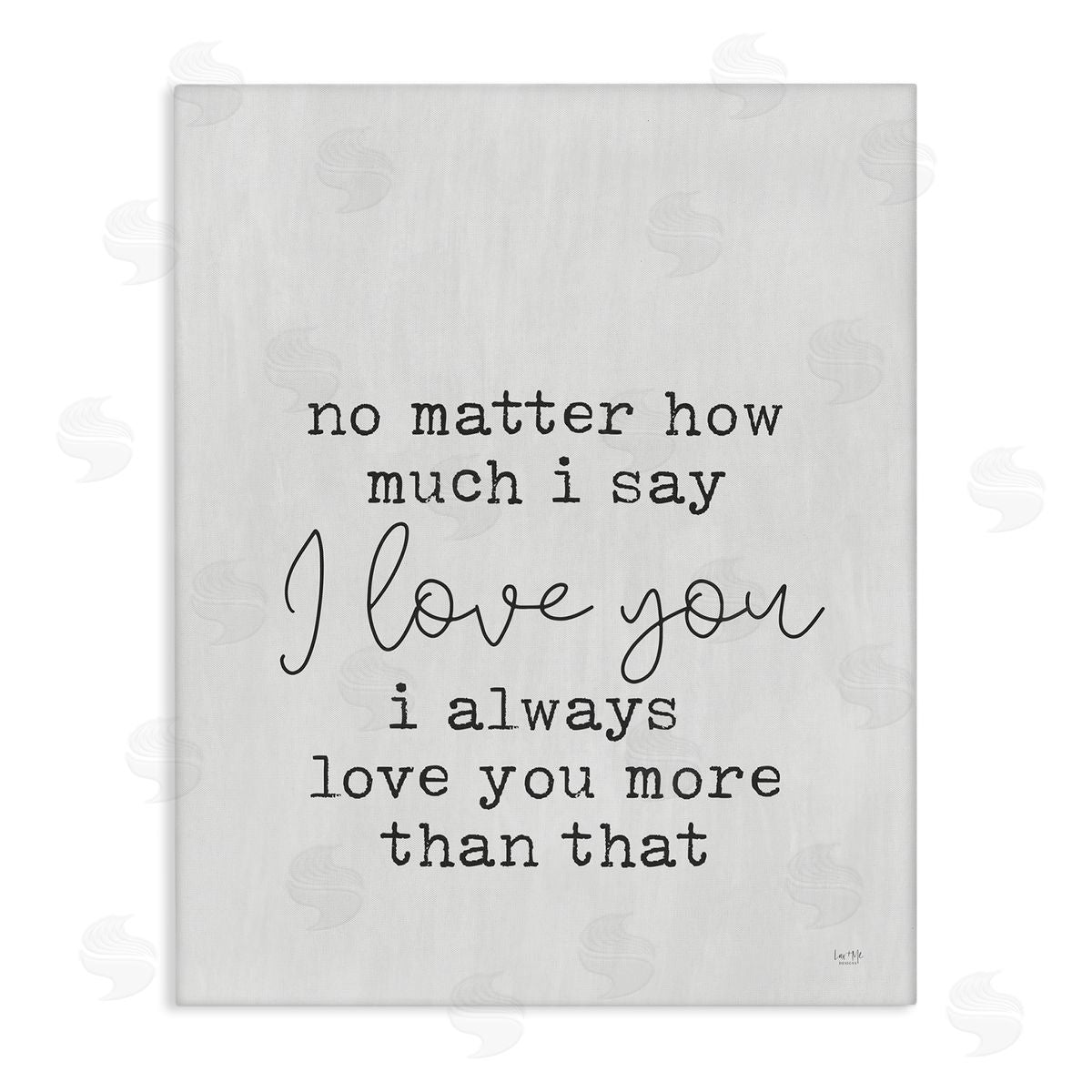 stupell industries Lux + Me Designs | Love You Romantic Phrase Wall Art