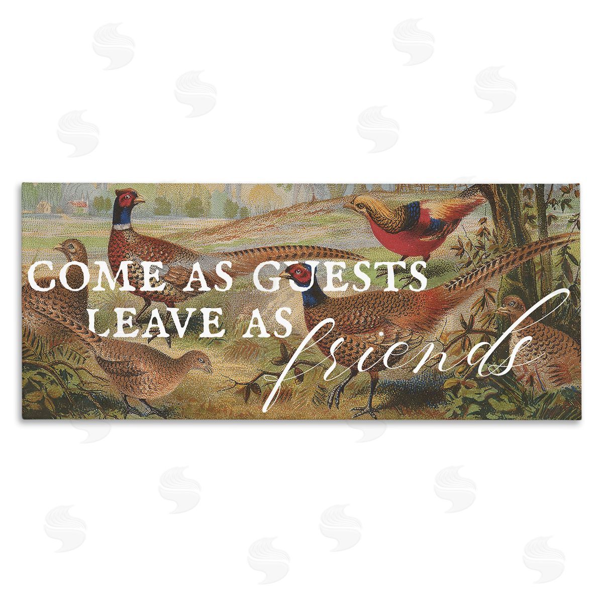 Stupell Studio Guests & fr_sideiends Landscape