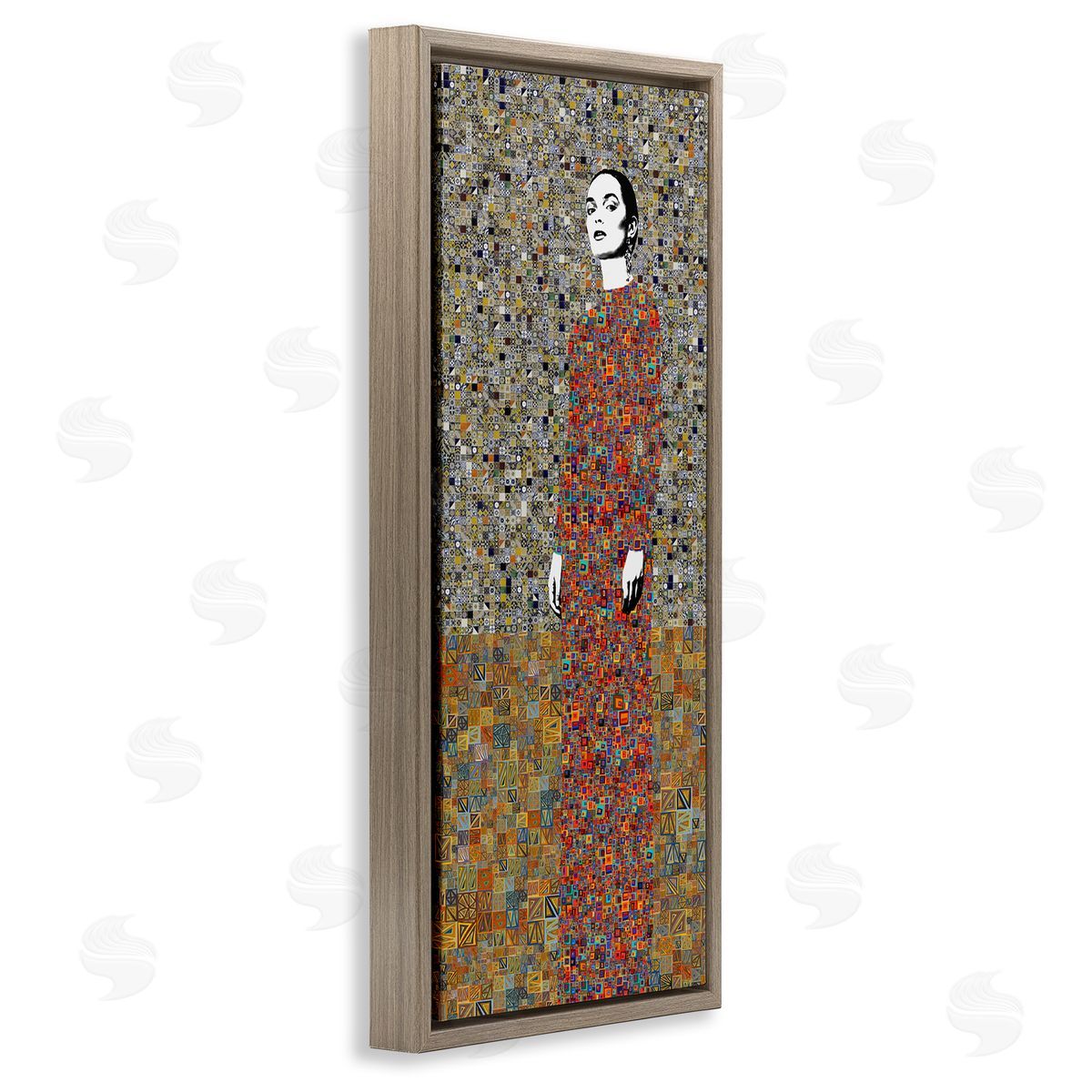 Jose Cacho Woman Nouveau Collage