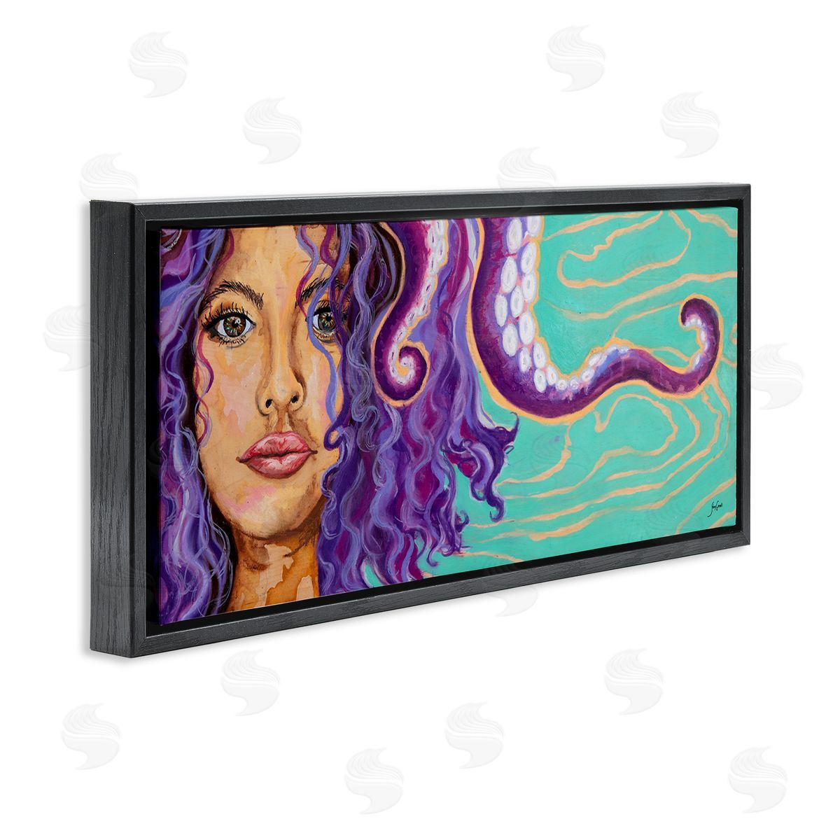 Stacy Gresell Modern Octopus Girl Portrait