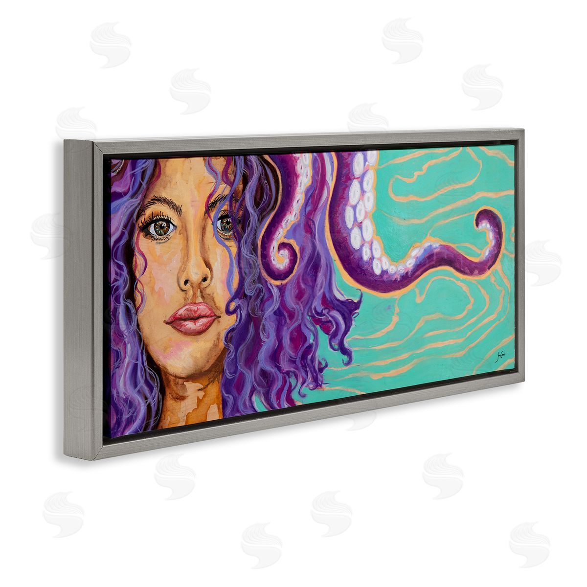 Stacy Gresell Modern Octopus Girl Portrait