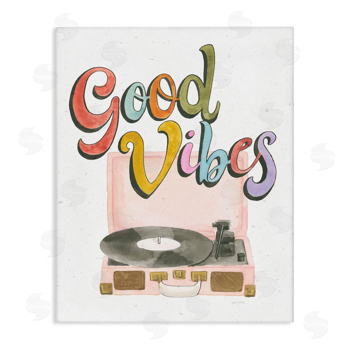 stupell industries Jenaya Jackson | Retro Good Vibes Turntable Wall Art