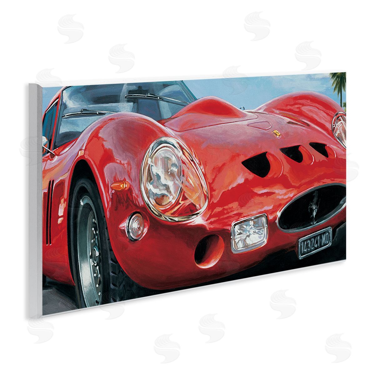 fr_sideancis Brook Red Sports Car on Road