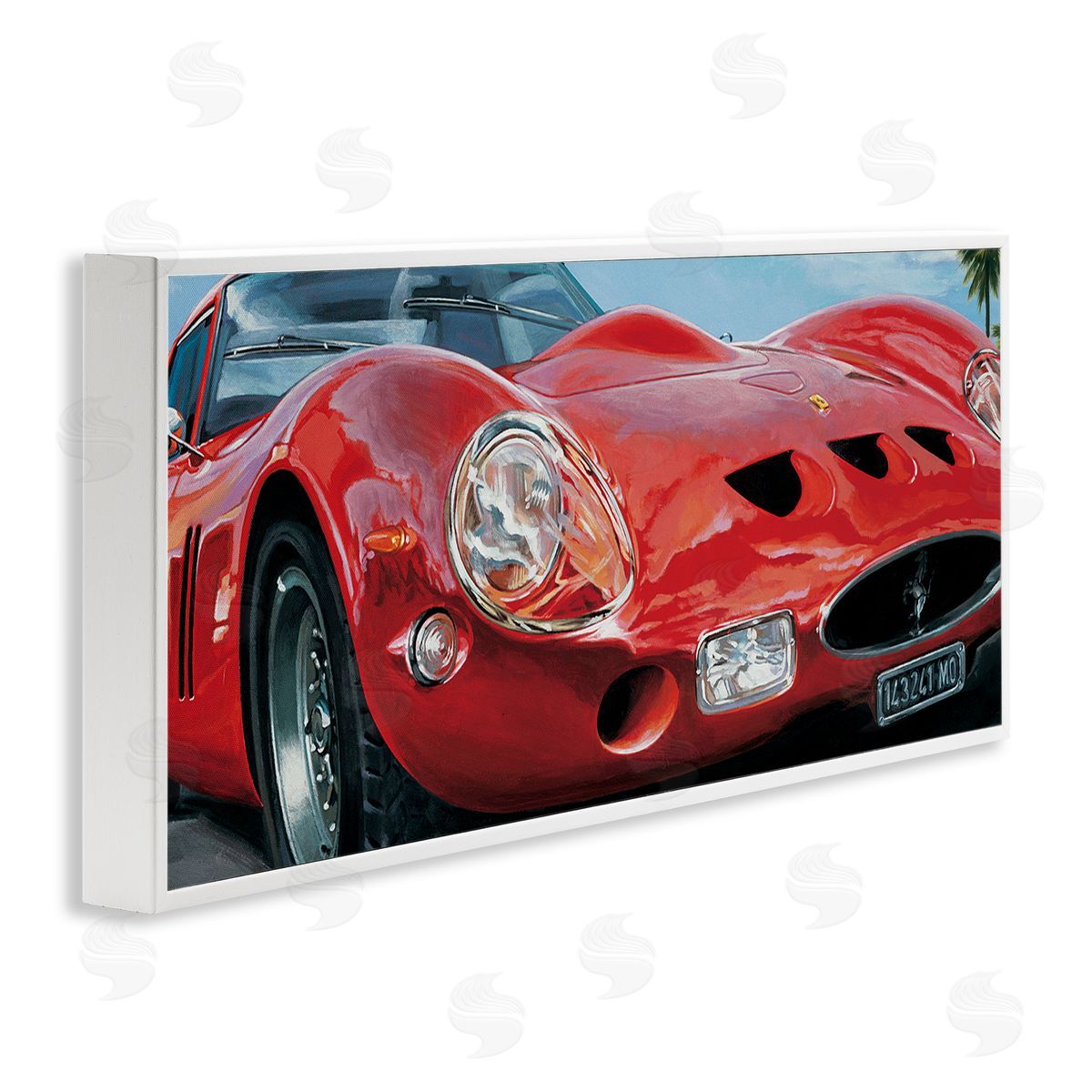 fr_sideancis Brook Red Sports Car on Road