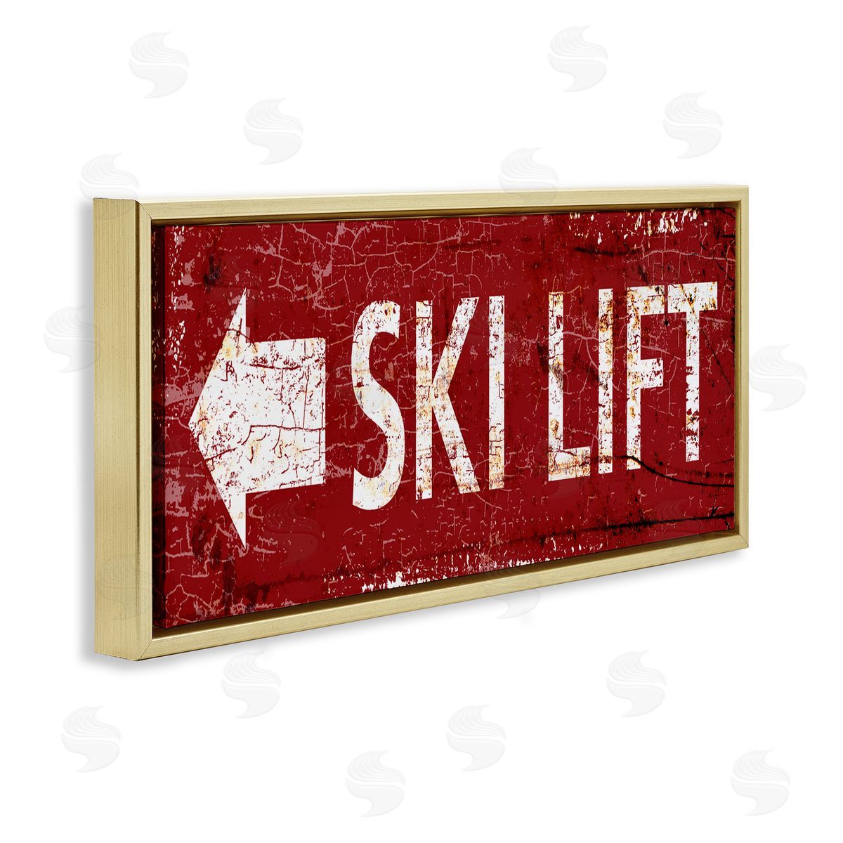 Peter Horjus Ski Lift Arrow Pointing Left