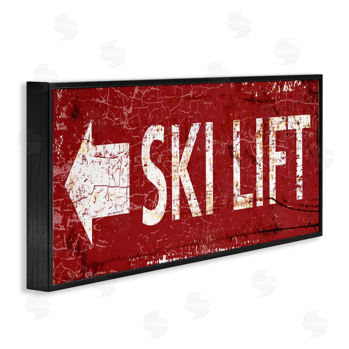 Peter Horjus Ski Lift Arrow Pointing Left