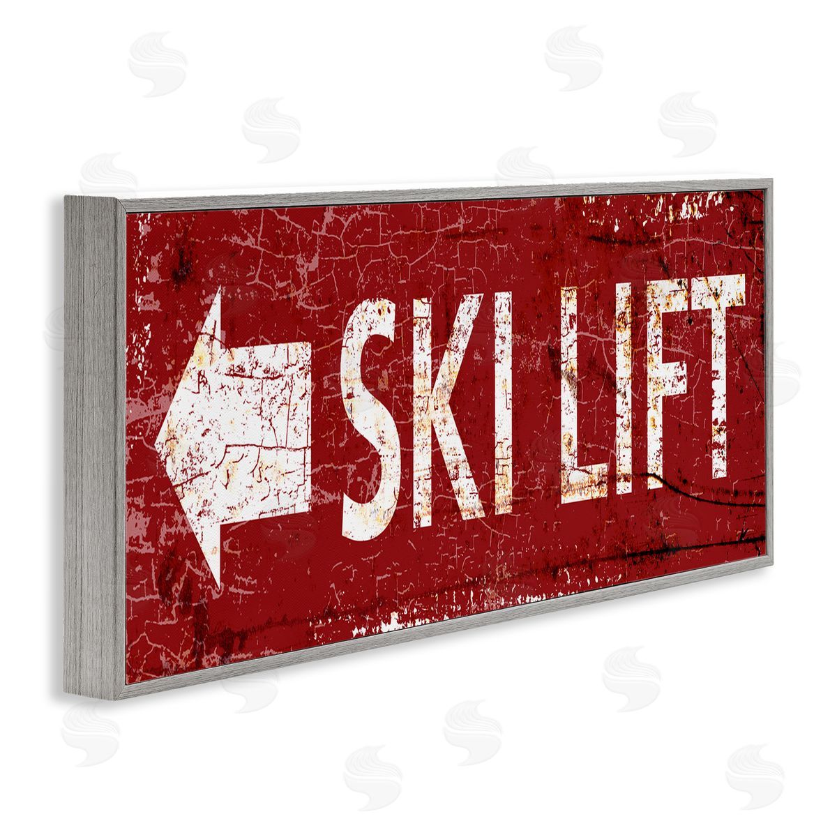 Peter Horjus Ski Lift Arrow Pointing Left