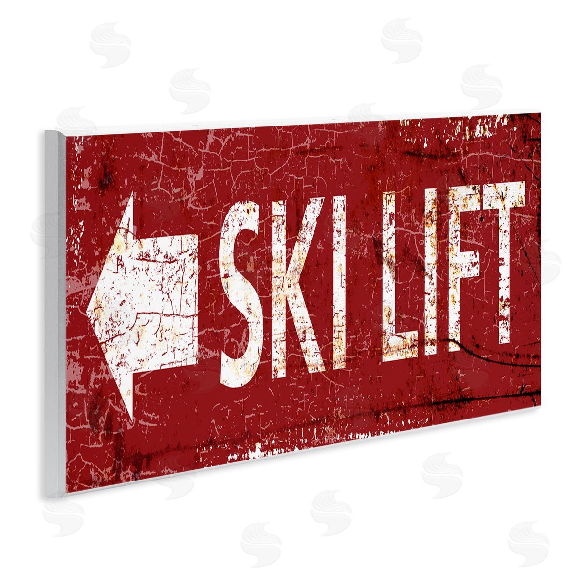 Peter Horjus Ski Lift Arrow Pointing Left