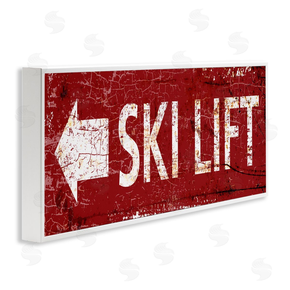 Peter Horjus Ski Lift Arrow Pointing Left