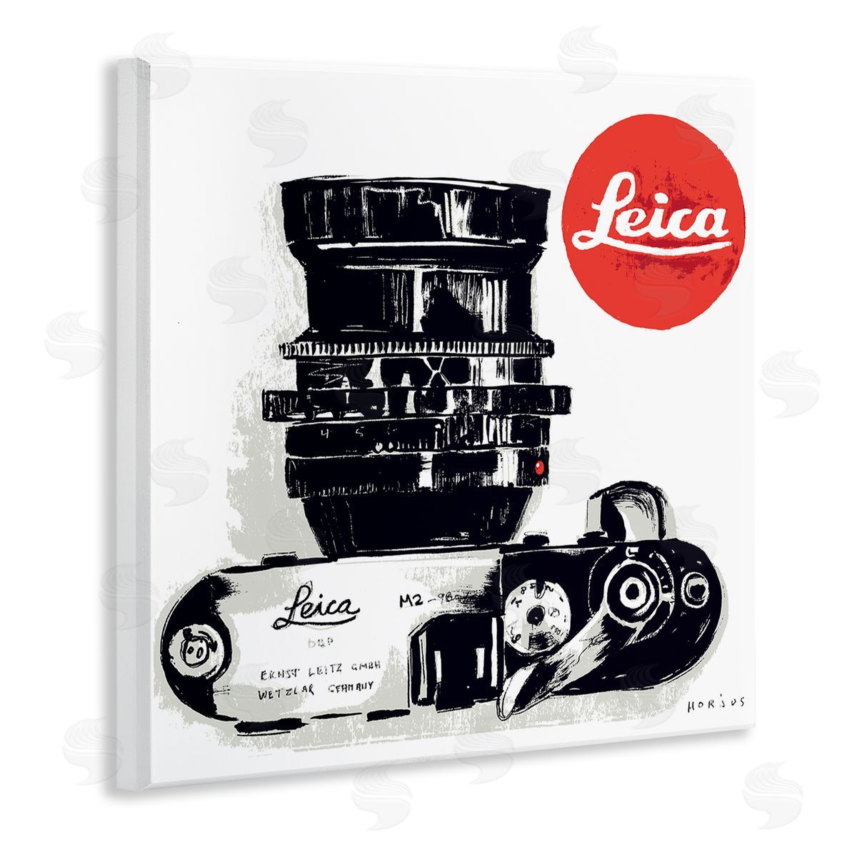 Peter Horjus Vintage Camera Ad Wooden Wall Plaque Art Print