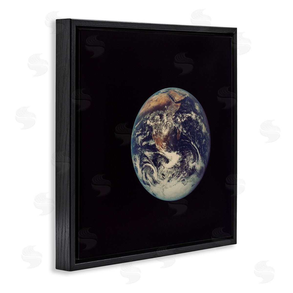 Wild Apple Portfolio Earth Outer Space Photography Black Floating Frame Canvas Wall Art Print