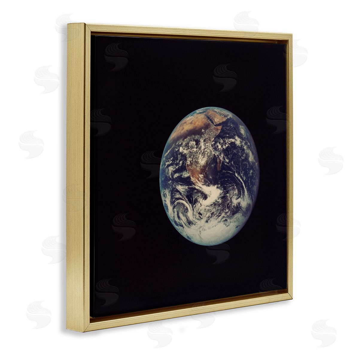 Wild Apple Portfolio Earth Outer Space Photography Gold Floating Frame Canvas Wall Art Print