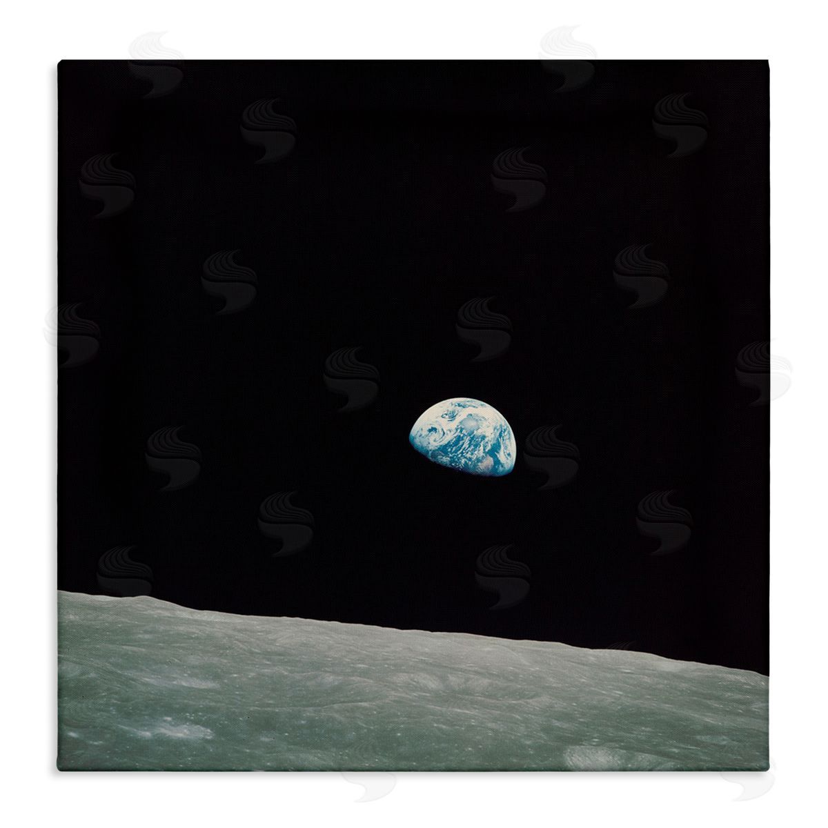 Wild Apple Portfolio Earth Outer Space View Stretched Canvas Wall Art Print