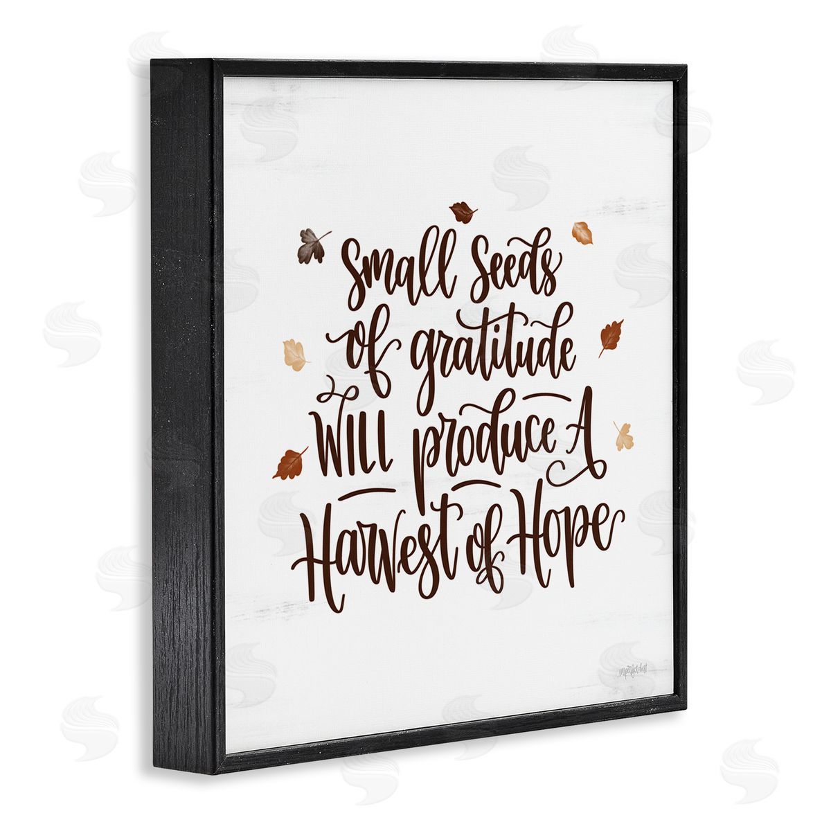 Imperfect Dust Harvest of Hope Phrase Black Framed Glicee Wall Art Print