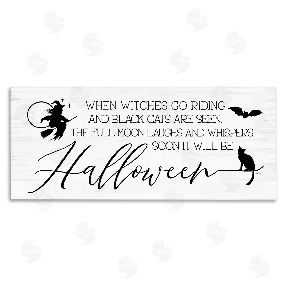 stupell industries Lux + Me Designs | Halloween Season Phrase Wall Art
