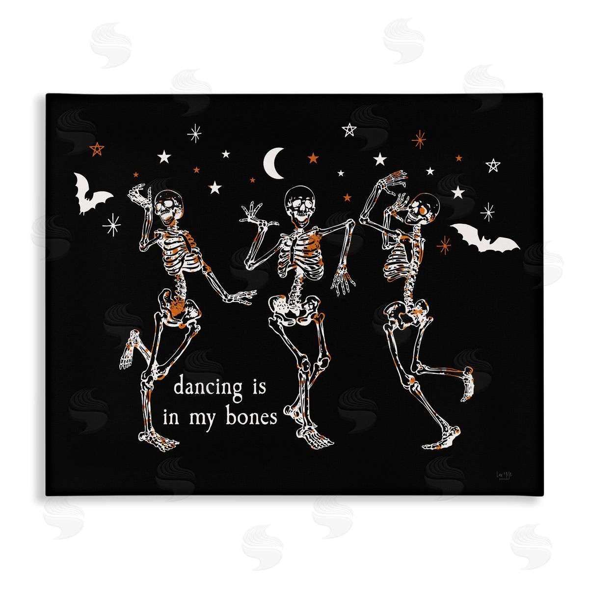 stupell industries Lux + Me Designs | Dancing In My Bones Skeletons Wall Art