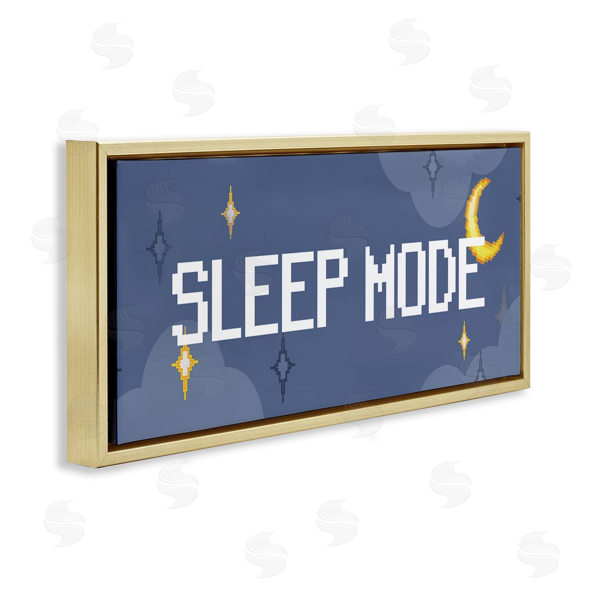 Stupell Studio Sleep Mode Pixel Phrase