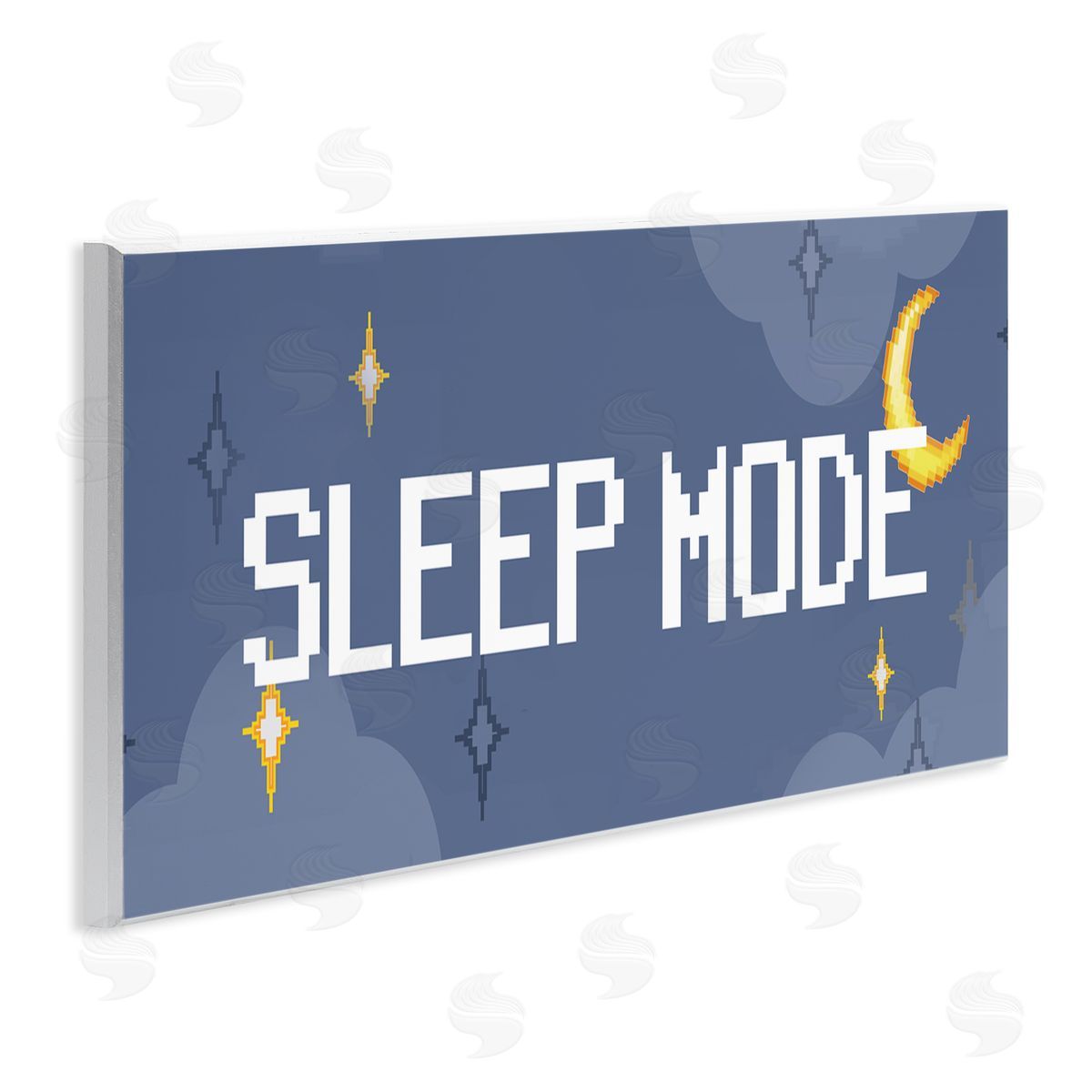 Stupell Studio Sleep Mode Pixel Phrase
