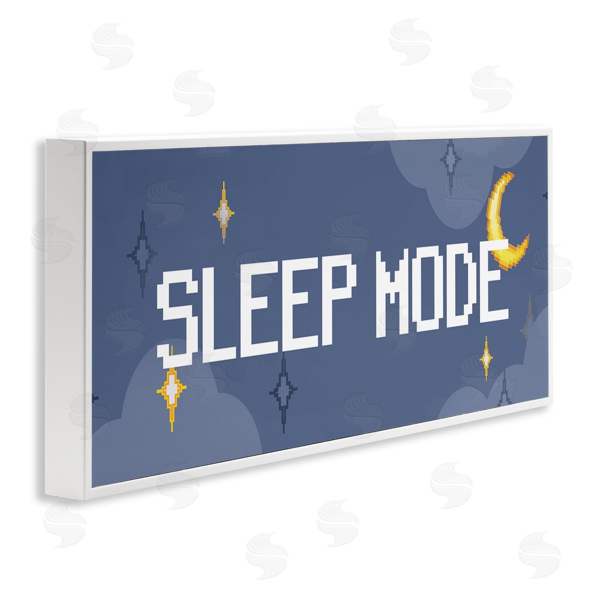Stupell Studio Sleep Mode Pixel Phrase