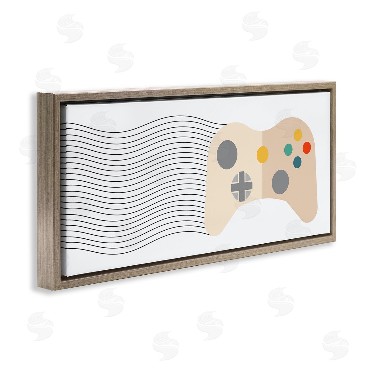 Stupell Studio Gaming Controller Pattern