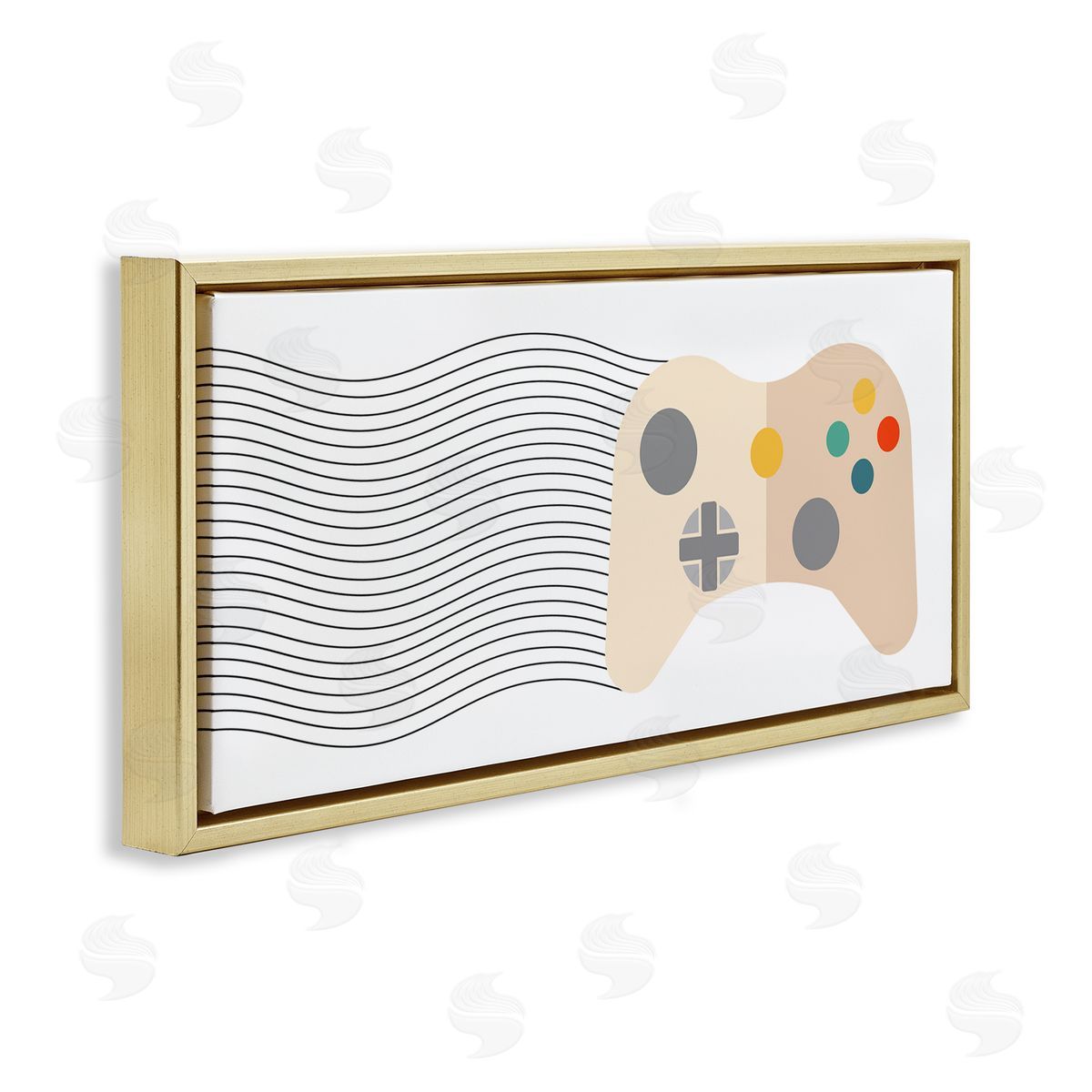 Stupell Studio Gaming Controller Pattern