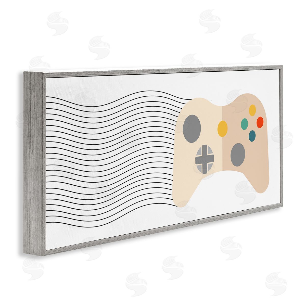 Stupell Studio Gaming Controller Pattern