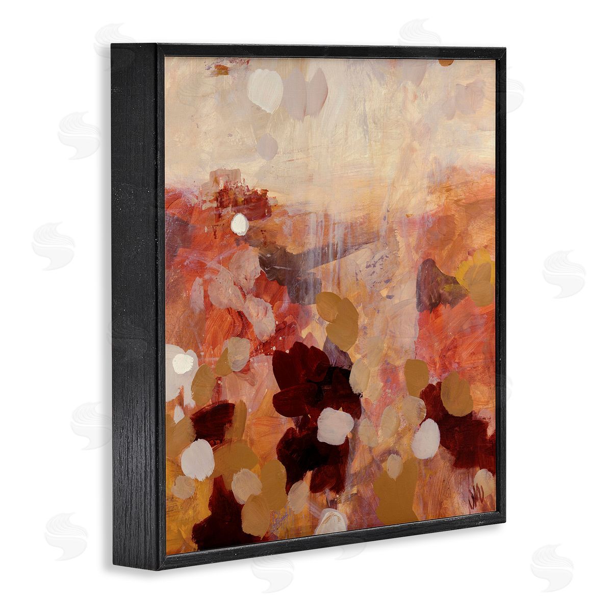 Jodi Maas Desert Landscape Abstraction Black Framed Glicee Wall Art Print