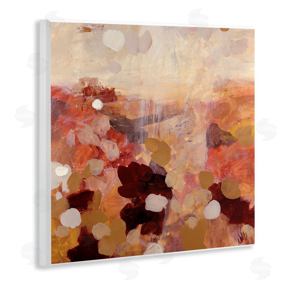 Jodi Maas Desert Landscape Abstraction Wooden Wall Plaque Art Print