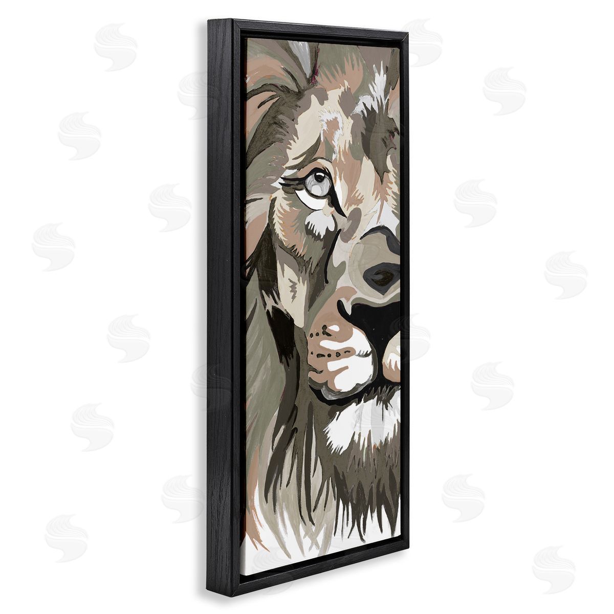 Chelsea Goodrich Muted Lion Face Portrait