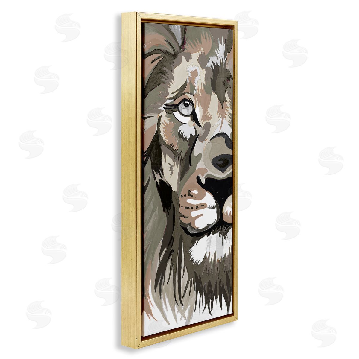 Chelsea Goodrich Muted Lion Face Portrait