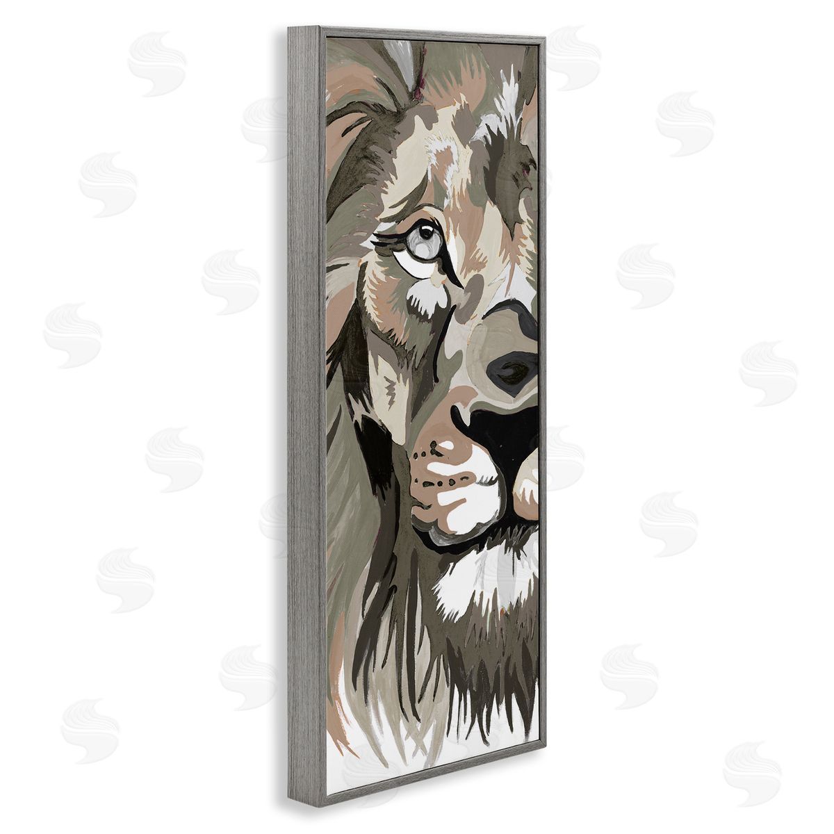 Chelsea Goodrich Muted Lion Face Portrait