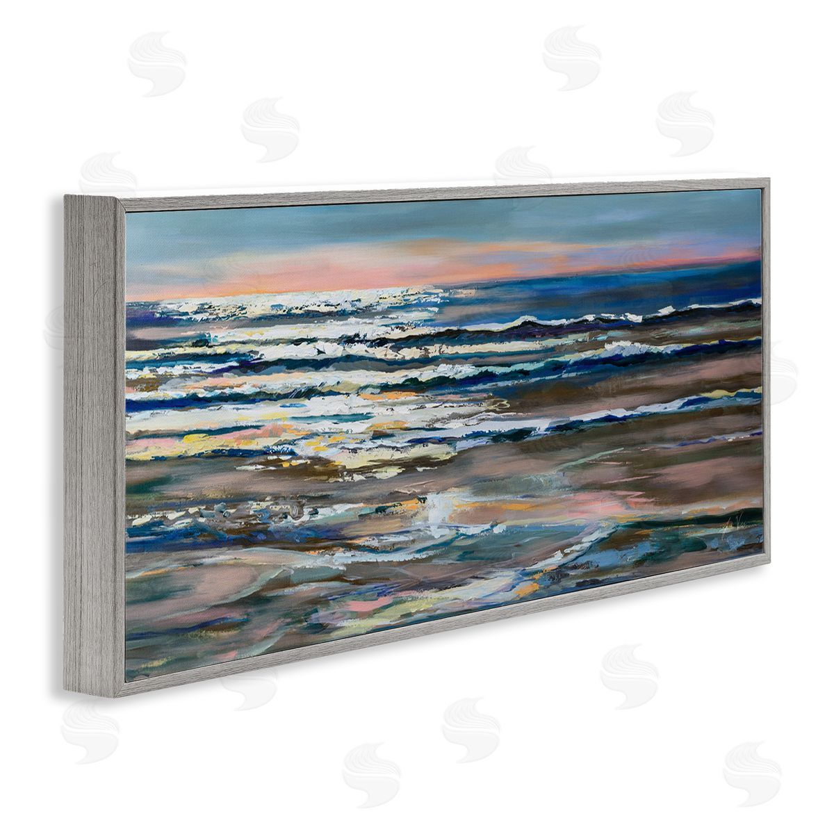 Jeanette Vertentes Abstract Ocean Shimmer