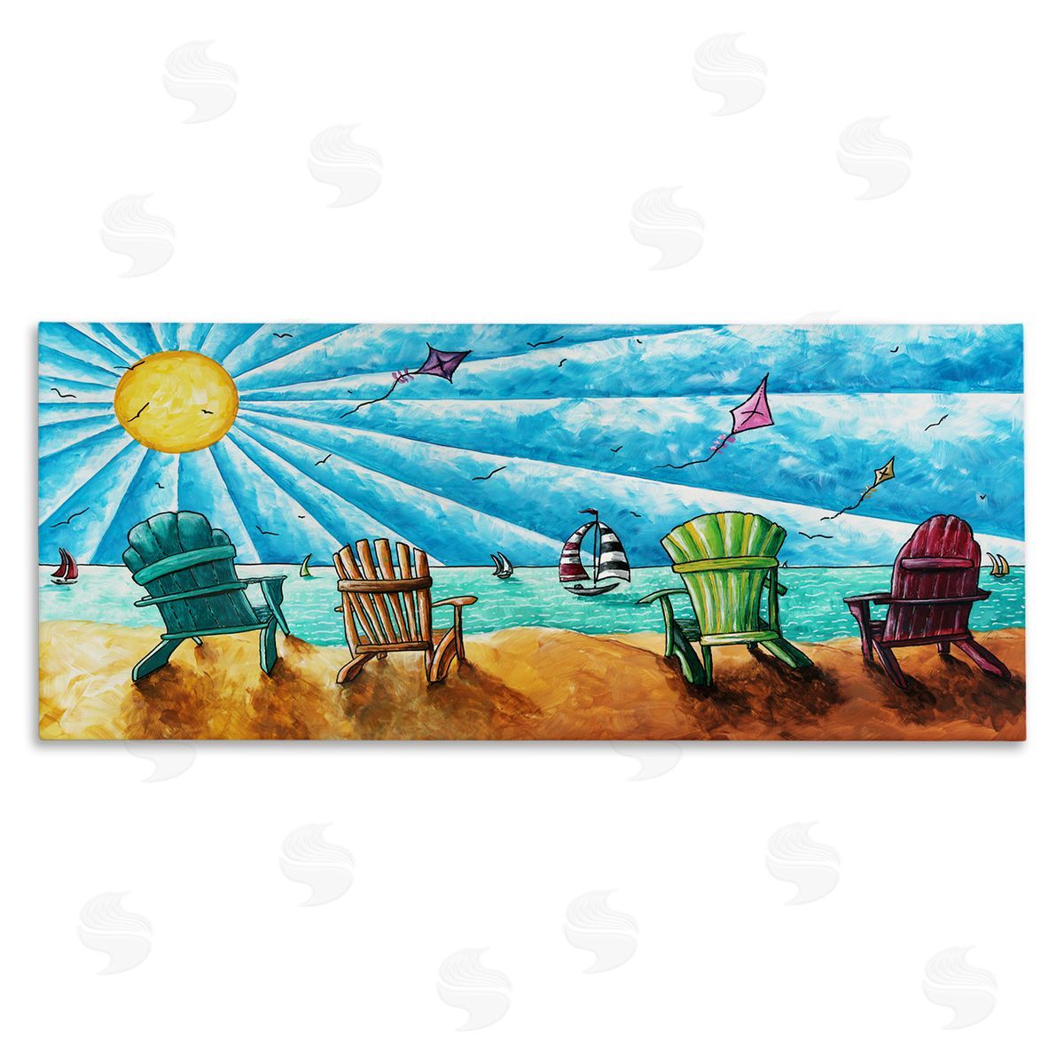 Megan Duncanson Kites Flying on Beach