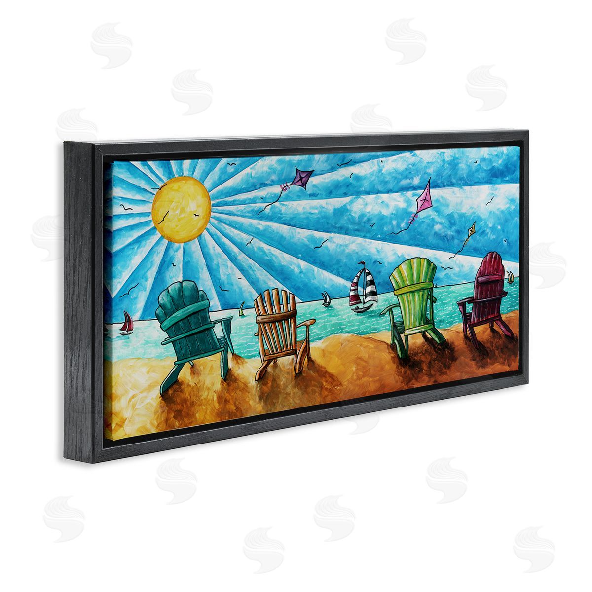 Megan Duncanson Kites Flying on Beach