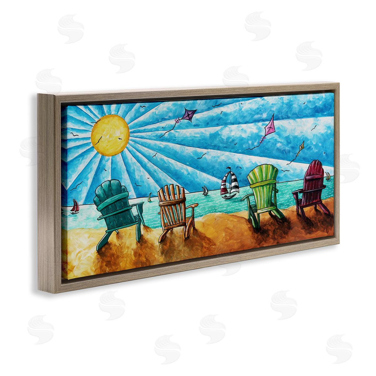 Megan Duncanson Kites Flying on Beach