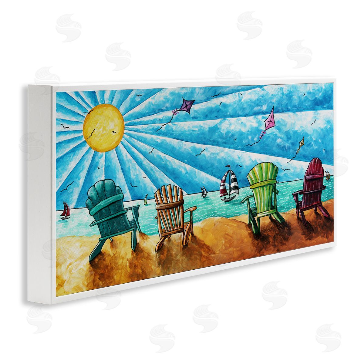 Megan Duncanson Kites Flying on Beach