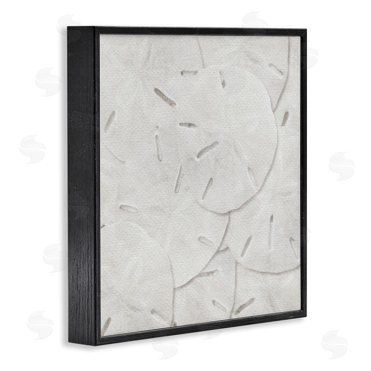 LSR Design Studio Nautical Sand Dollars Black Framed Glicee Wall Art Print