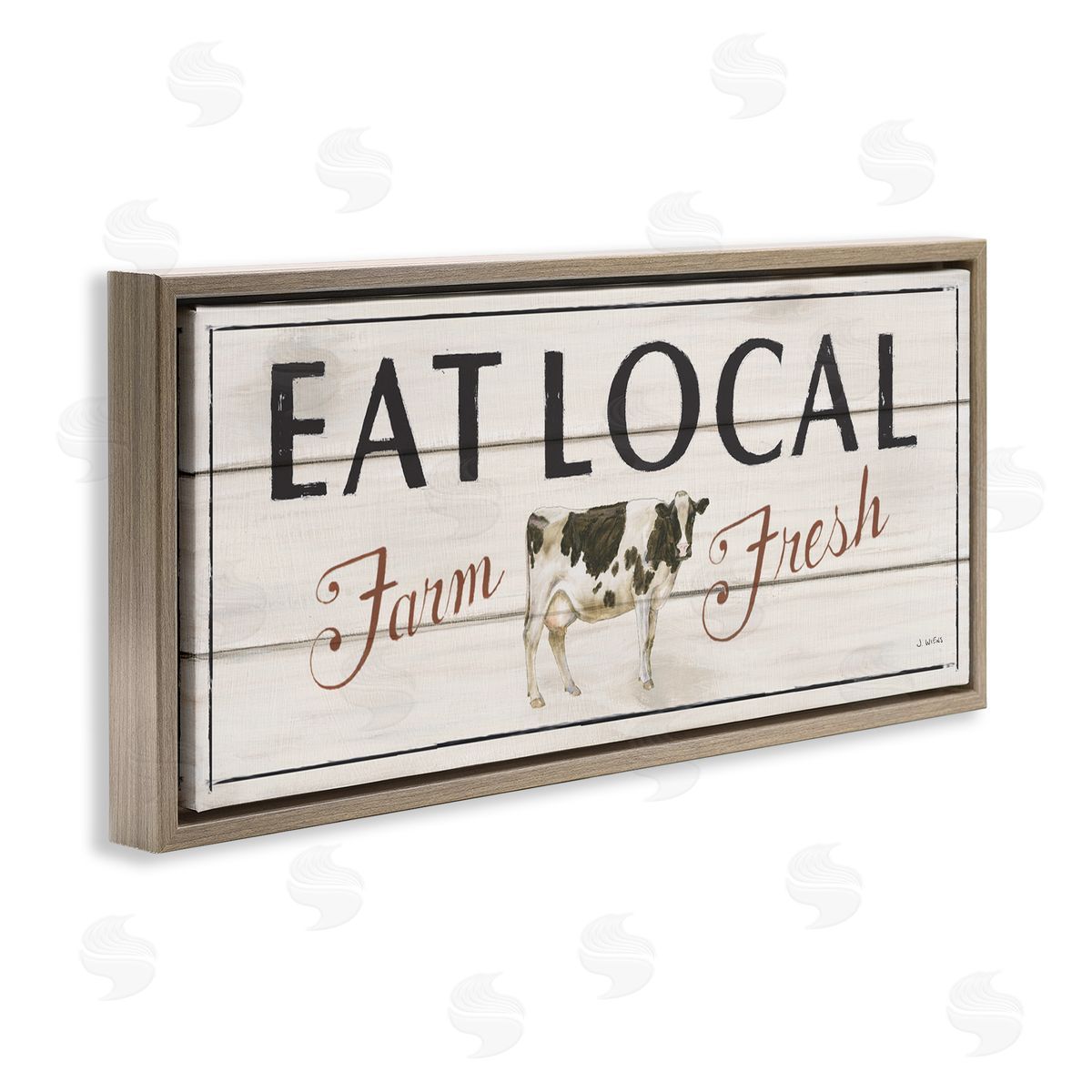 James Wiens Rustic Eat Local Phrase