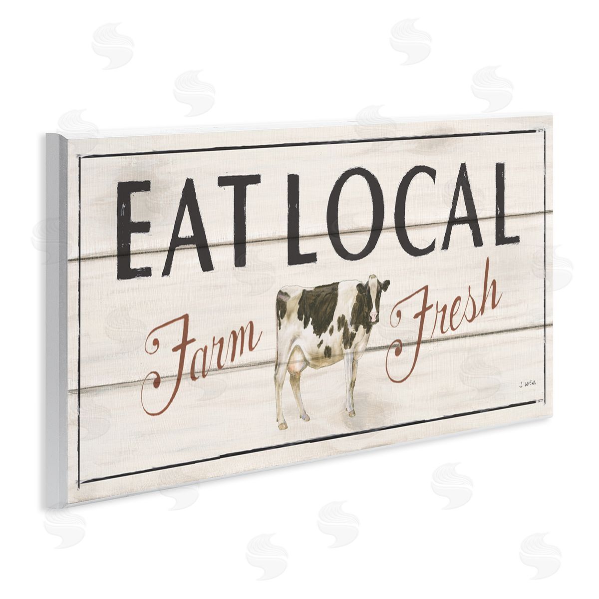 James Wiens Rustic Eat Local Phrase