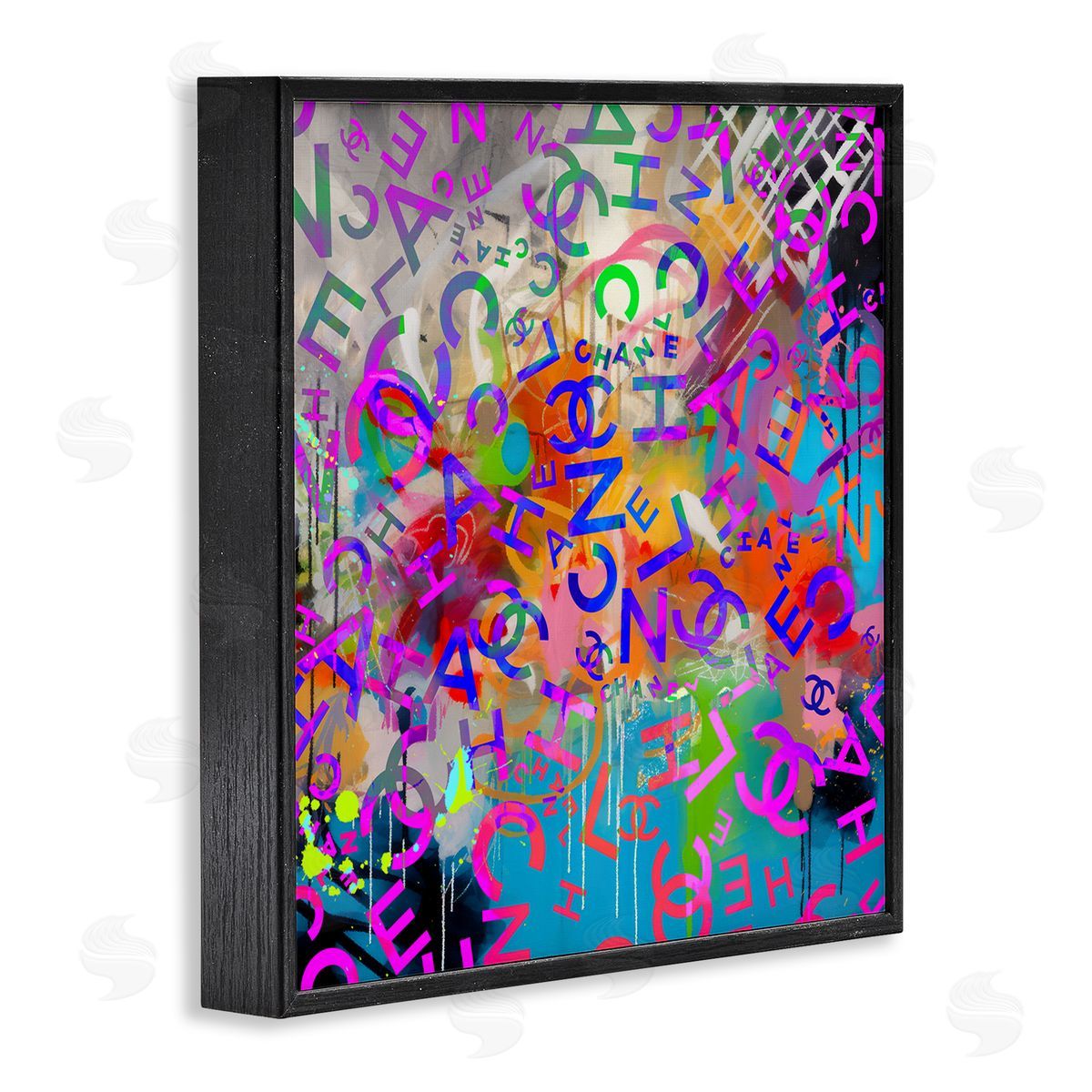 Ziwei Li Modern Glam Logos Black Framed Glicee Wall Art Print