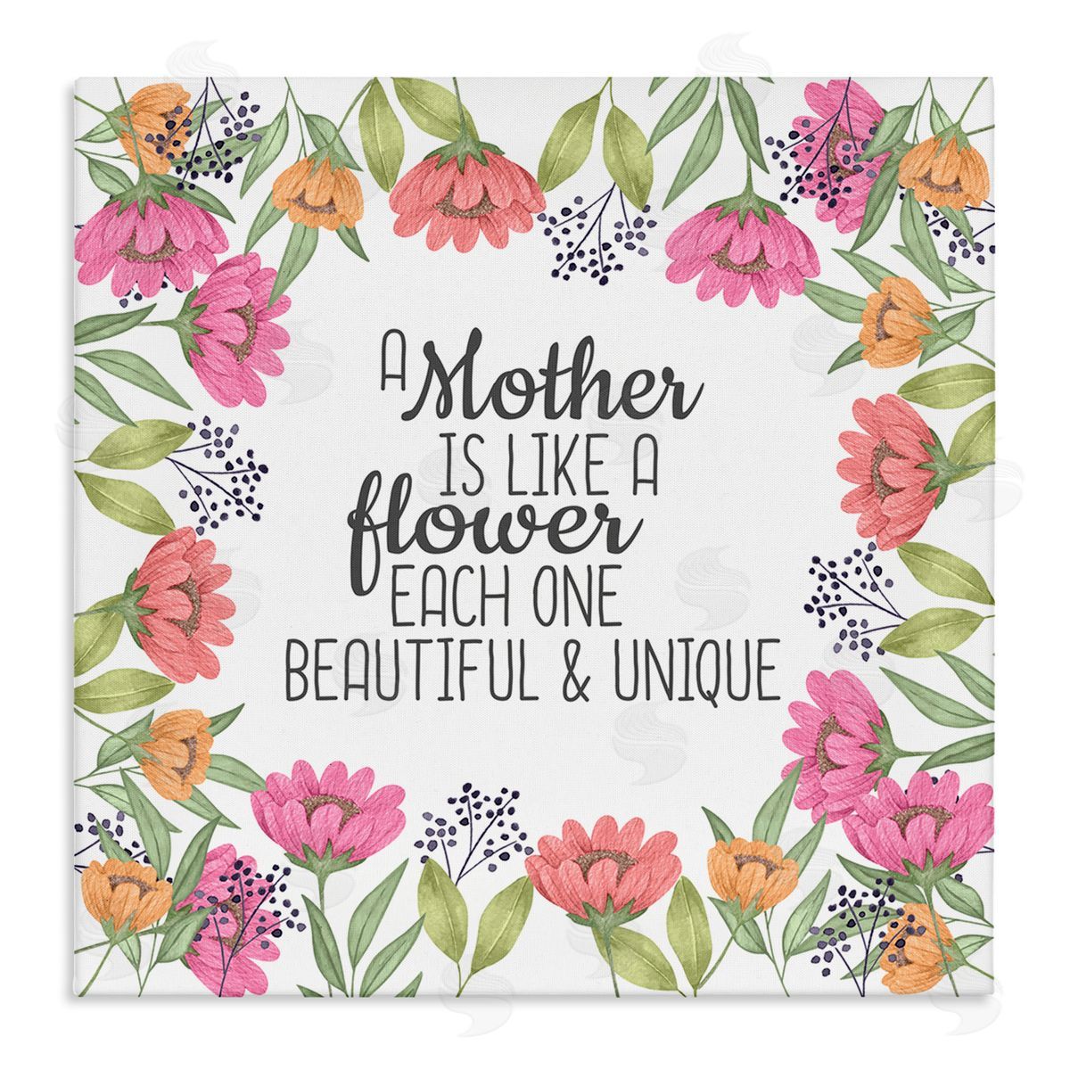 Kim Allen Mom Beautiful & Unique Stretched Canvas Wall Art Print